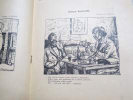 Velikulta 1917 nr 8 Vappunumero -satiiri-, pilalehti, pilapiirroksia, huumoria