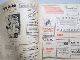 Velikulta 1917 nr 8 Vappunumero -satiiri-, pilalehti, pilapiirroksia, huumoria