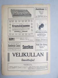 Velikulta 1917 nr 17 &amp; 18 -satiiri-, pilalehti, pilapiirroksia, huumoria