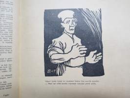 Velikulta 1917 nr 5 -satiiri-, pilalehti, pilapiirroksia, huumoria