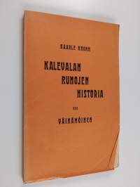Kalevalan runojen historia III : Väinämöinen