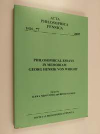 Philosophical Essays in Memoriam Georg Henrik Von Wright