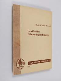 Gewöhnliche Differentialgleichungen