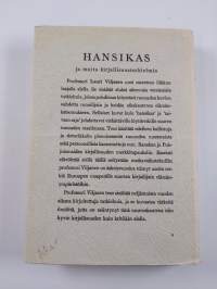 Hansikas ja muita kirjallisuustutkielmia