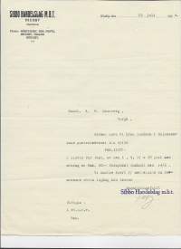 Sibbo Handelslag M.B.T. Nickby 1924 -  firmalomake