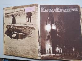 Kansan Kuvalehti 1928 -vuosikerta, erinomaista ajankuvaa runsaasti kuvitettuna, Mika Waltari autoruno!, Erikoisnumeroita, katso kohteen 95 kuvaa