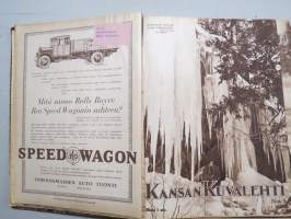 Kansan Kuvalehti 1928 -vuosikerta, erinomaista ajankuvaa runsaasti kuvitettuna, Mika Waltari autoruno!, Erikoisnumeroita, katso kohteen 95 kuvaa