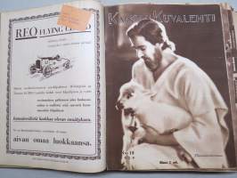 Kansan Kuvalehti 1928 -vuosikerta, erinomaista ajankuvaa runsaasti kuvitettuna, Mika Waltari autoruno!, Erikoisnumeroita, katso kohteen 95 kuvaa