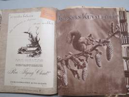 Kansan Kuvalehti 1928 -vuosikerta, erinomaista ajankuvaa runsaasti kuvitettuna, Mika Waltari autoruno!, Erikoisnumeroita, katso kohteen 95 kuvaa