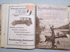 Kansan Kuvalehti 1928 -vuosikerta, erinomaista ajankuvaa runsaasti kuvitettuna, Mika Waltari autoruno!, Erikoisnumeroita, katso kohteen 95 kuvaa