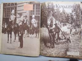 Kansan Kuvalehti 1928 -vuosikerta, erinomaista ajankuvaa runsaasti kuvitettuna, Mika Waltari autoruno!, Erikoisnumeroita, katso kohteen 95 kuvaa
