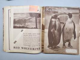 Kansan Kuvalehti 1928 -vuosikerta, erinomaista ajankuvaa runsaasti kuvitettuna, Mika Waltari autoruno!, Erikoisnumeroita, katso kohteen 95 kuvaa