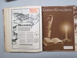 Kansan Kuvalehti 1928 -vuosikerta, erinomaista ajankuvaa runsaasti kuvitettuna, Mika Waltari autoruno!, Erikoisnumeroita, katso kohteen 95 kuvaa