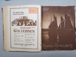 Kansan Kuvalehti 1928 -vuosikerta, erinomaista ajankuvaa runsaasti kuvitettuna, Mika Waltari autoruno!, Erikoisnumeroita, katso kohteen 95 kuvaa