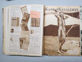 Kansan Kuvalehti 1928 -vuosikerta, erinomaista ajankuvaa runsaasti kuvitettuna, Mika Waltari autoruno!, Erikoisnumeroita, katso kohteen 95 kuvaa