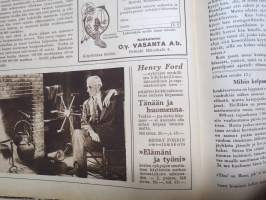 Kansan Kuvalehti 1928 -vuosikerta, erinomaista ajankuvaa runsaasti kuvitettuna, Mika Waltari autoruno!, Erikoisnumeroita, katso kohteen 95 kuvaa