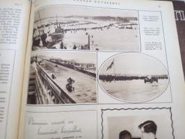 Kansan Kuvalehti 1928 -vuosikerta, erinomaista ajankuvaa runsaasti kuvitettuna, Mika Waltari autoruno!, Erikoisnumeroita, katso kohteen 95 kuvaa