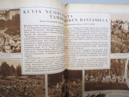 Kansan Kuvalehti 1928 -vuosikerta, erinomaista ajankuvaa runsaasti kuvitettuna, Mika Waltari autoruno!, Erikoisnumeroita, katso kohteen 95 kuvaa