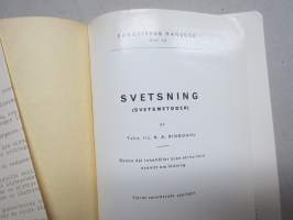Sandvikens handbok - Svetsning (svetsmetoder) -hitsaus ja hitsausmenetelmät, ruotsinkielinen oppikirja