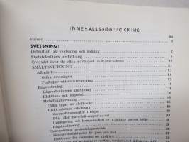 Sandvikens handbok - Svetsning (svetsmetoder) -hitsaus ja hitsausmenetelmät, ruotsinkielinen oppikirja