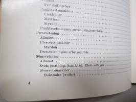 Sandvikens handbok - Svetsning (svetsmetoder) -hitsaus ja hitsausmenetelmät, ruotsinkielinen oppikirja
