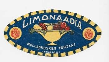 Limonaadia -   juomaetiketti