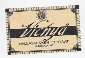 Vichyä  -   juomaetiketti