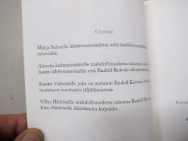 Rudolf Koivu Tuuloksessa : 1940-luvun kuvitusten erityispiirteitä (signeerattu)