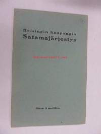 Helsingin kaupungin satamajärjestys