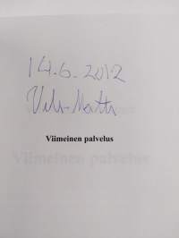 Viimeinen palvelus (signeerattu)