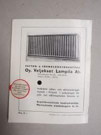 Svenska Teatern Helsingfors program spelåret 1936-37 Vi unga människor -käsiohjelma