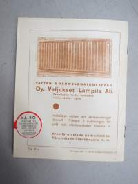 Svenska Teatern Helsingfors program spelåret 1937-38 Kvinnorna -käsiohjelma