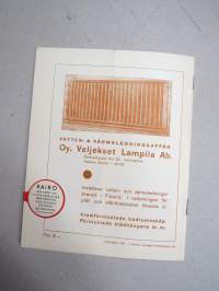 Svenska Teatern Helsingfors program spelåret 1937-38 Höfeber -käsiohjelma