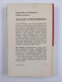 August Strindberg. Ihminen Ja Kirjailija