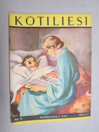 Kotiliesi 1935 nr 21 marraskuu I, sis. mm. seur. artikkelit / kuvat / mainokset; Kansikuva piirtänyt Martta Wendelin, Nekto-laihdutusaine, Ilmari Wirkkala -