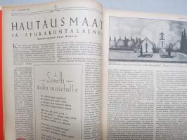 Kotiliesi 1935 nr 21 marraskuu I, sis. mm. seur. artikkelit / kuvat / mainokset; Kansikuva piirtänyt Martta Wendelin, Nekto-laihdutusaine, Ilmari Wirkkala -