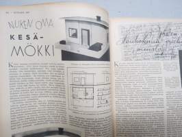 Kotiliesi 1935 nr 21 marraskuu I, sis. mm. seur. artikkelit / kuvat / mainokset; Kansikuva piirtänyt Martta Wendelin, Nekto-laihdutusaine, Ilmari Wirkkala -