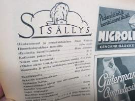 Kotiliesi 1935 nr 21 marraskuu I, sis. mm. seur. artikkelit / kuvat / mainokset; Kansikuva piirtänyt Martta Wendelin, Nekto-laihdutusaine, Ilmari Wirkkala -
