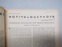 Kotiliesi 1935 nr 20 lokakuu Kansikuva Martta Wendelin Aiheita mm  orkideojakin voidaan kasvattaa kotona, Vuoden 1935 kenkämalleja