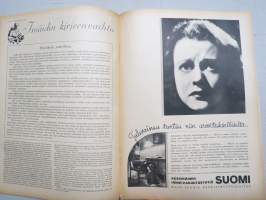 Kotiliesi 1935 nr 19 lokakuu Kansikuva Martta Wendelin (lapset syyssateessa) , Hilda Ihamuotila Histan kartanon emäntä, riistaruokia