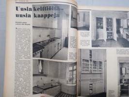 Kotiliesi 1935 nr 17, kansikuvitus Martta Wendelin, sis. mm.; Onko lunttaaminen vaarallista?, Keittiökaapistoja, Vaatekaapin katselmusta, Kun meillä on vieraita,