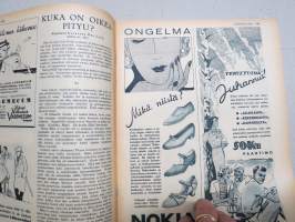 Kotiliesi 1935 nr 12, kansikuva Martta Wendelin, Iso tietosanakirja, Suomen järvistä ja niiden rannoista, Karjalaisten häitten itkuvirsistä, Neulevaatteet, ym.