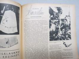 Kotiliesi 1935 nr 12, kansikuva Martta Wendelin, Iso tietosanakirja, Suomen järvistä ja niiden rannoista, Karjalaisten häitten itkuvirsistä, Neulevaatteet, ym.