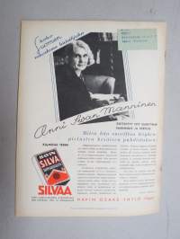 Kotiliesi 1935 nr 12, kansikuva Martta Wendelin, Iso tietosanakirja, Suomen järvistä ja niiden rannoista, Karjalaisten häitten itkuvirsistä, Neulevaatteet, ym.