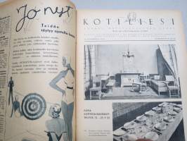 Kotiliesi 1935 nr 10, kansikuva Martta Wendelin, Kaksi kotitaloustyön lipunkantajaa, Onko lapsia muistettu?, Pian on muuttojen aika, Lähemmäksi luontoa, ym.