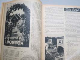 Kotiliesi 1935 nr 10, kansikuva Martta Wendelin, Kaksi kotitaloustyön lipunkantajaa, Onko lapsia muistettu?, Pian on muuttojen aika, Lähemmäksi luontoa, ym.