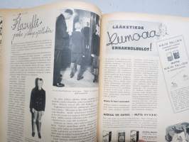Kotiliesi 1935 nr 10, kansikuva Martta Wendelin, Kaksi kotitaloustyön lipunkantajaa, Onko lapsia muistettu?, Pian on muuttojen aika, Lähemmäksi luontoa, ym.
