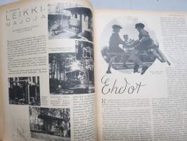 Kotiliesi 1935 nr 11, kansikuva Martta Wendelin, Isoäidin kirjeenvaihto, Pyhän hengen johdatuksesta, 160 lapsen äidit Kotilieden virkistys-lomalla, Ehdot, ym.