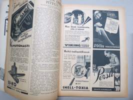 Kotiliesi 1935 nr 9 1.5.1935, Kansi Martta Wendelin,Lapset luontoa rakastamaan, Pienasuntonäyttely mm. Artek-kalusteita, Hedelmäpuut, Virkistyslomat, ym.