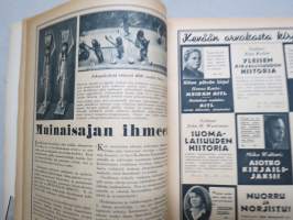 Kotiliesi 1935 nr 9 1.5.1935, Kansi Martta Wendelin,Lapset luontoa rakastamaan, Pienasuntonäyttely mm. Artek-kalusteita, Hedelmäpuut, Virkistyslomat, ym.